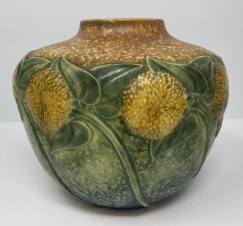 Roseville Pottery Sunflower Vase