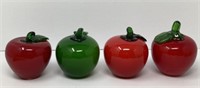 Murano Style Glass Apples