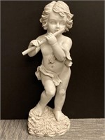Child Playing Flute Statue