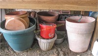 Large Flowerpots Under The Table