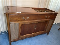 Mid century french provencial stereo console