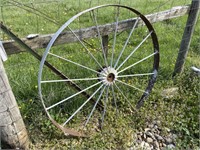 48'' Iron Wagon Wheel