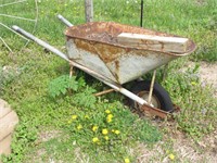 Old Wheelbarrow Planter