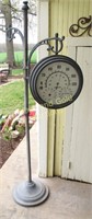 Patio Clock/Weather Station