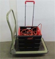 2 Folding Carts + Extension Cords