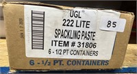 Spackling Paste 6-1/2Pt Containers