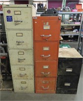 3 File Cabinets