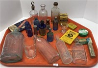 Great tray lot of assorted pharmaceutical items