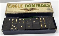 Vintage Parker Brothers Eagle dominoes with