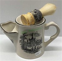Vintage Staffordshire Venetian shaving mug with