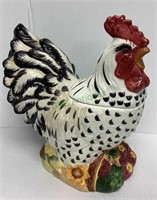 Ceramic rooster cookie jar 12 inches tall - needs