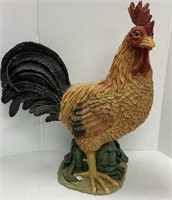 15 inch composite rooster figurine -  needs