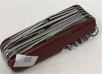 Swiss Army-style knife with tools and other