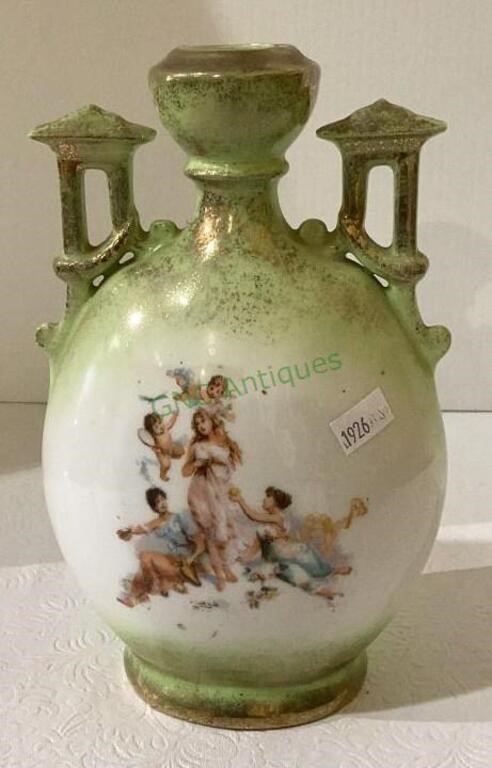 Beautiful marked Austria porcelain vase with