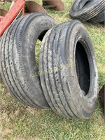 2 GLADIATOR TIRES 245/70R19.5