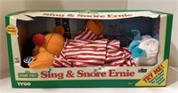 Vintage sing and snore Ernie original box.