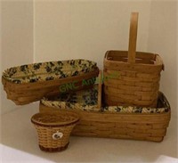 Longaberger basket collection includes the