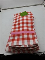 6 Kate spade red kitchen towel sets