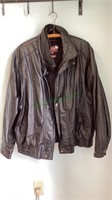 Very heavy Wilson leather bomber style jacket