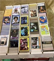 Box lot of non-sport trading cards - Batman, T2,