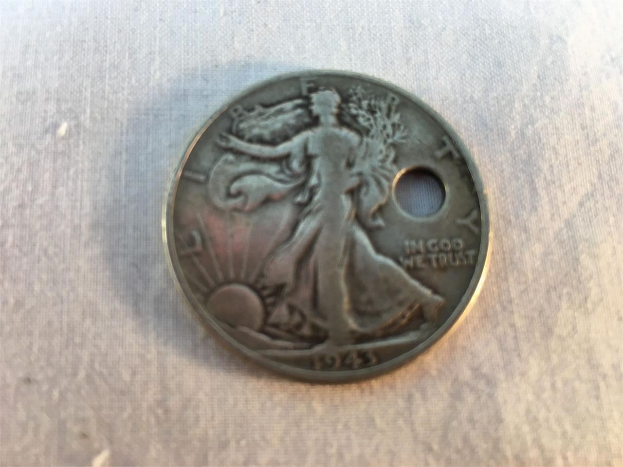 Walking Liberty Silver Dollar Pendant