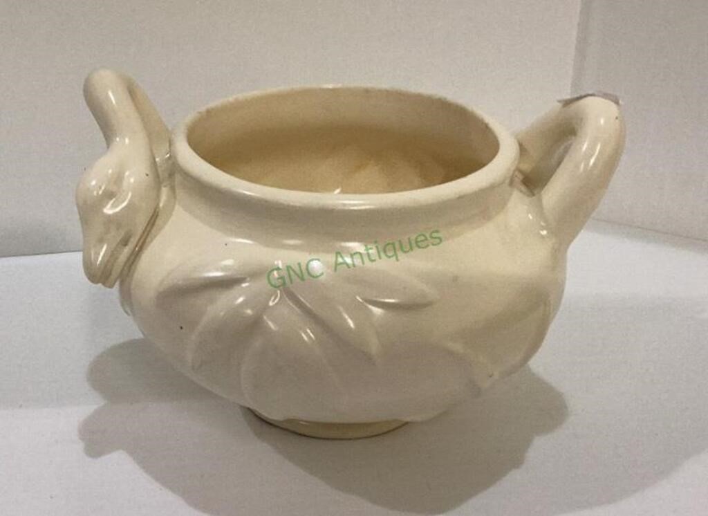 Seller Pottery jardinaire 7 inches wide and 5