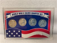 World war ll silver quarter set