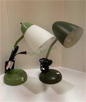 Pair of adjustable table lamps    636