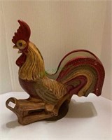 Ceramic rooster figurine 12 inches tall    813