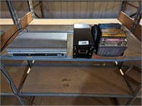 Goldstar DVD & VHS Player, Assorted DVDs, & Other