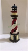 Cast iron tall lighthouse measuring 17 1/2