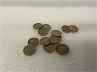 Bag of buffalo nickels