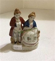 Antique occupied Japan Victorian couple figurine