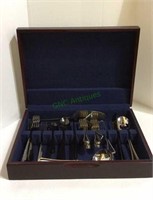Assorted mismatched silverware including