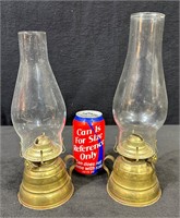 P & A Mfg. Co.Brass Oil Finger Lamp -Lot