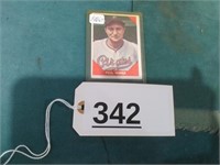 Paul Waner Baseball Card