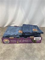 Levi and Wrangler blue jeans and shorts, most are