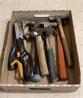 Box contains multiple hammers, some look almost
