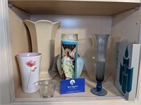 Assorted Vases & Other Item