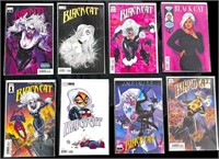 (8) Marvel Black Cat Comic Books
