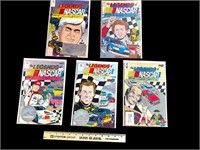 (5) Assortment of The Legends of NASCAR Comic