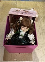 Great box of dolls includes a Precious Moments
