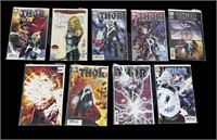 (9) Marvel Assortment of THOR Comic Books