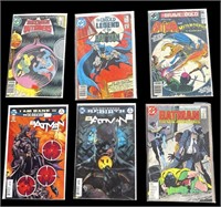 (6) Assortment of DC Batman Comic Books