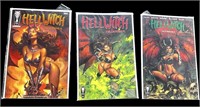 (3) Hell Witch Comic Books all books include the