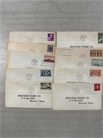 LOT OF 110 FIRST 1ST DAY ISSUE STAMP COVERS