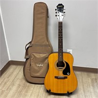 Epiphone Acoustic Guitar PR-150 With Case & Stand