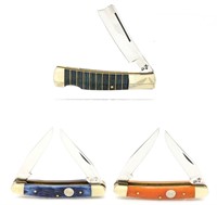 (4) Various Style Schrade & Primble Pocket Knives
