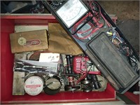 Piston Ring Expounder and box of tools.