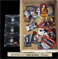 Coffin Hell Witch & Other Magnets Buttons &
